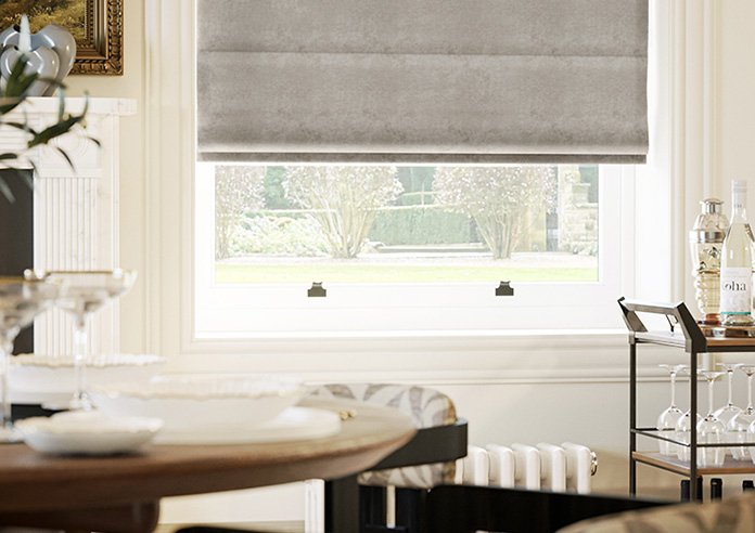 Florence Faux Suede, Taupe Brown - Roman Blind - Image 5